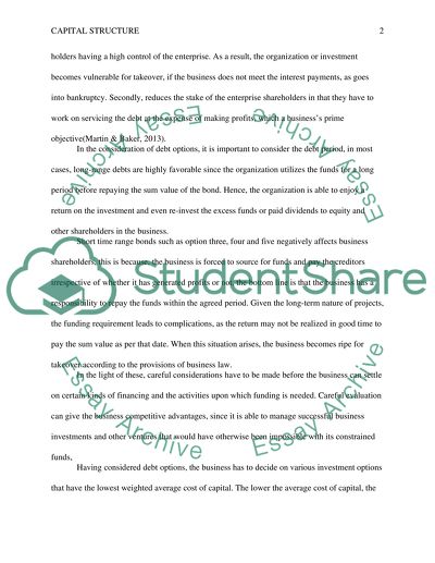 Capital Structure Decision