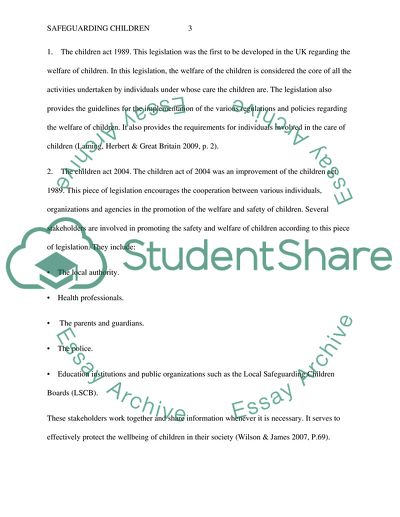 Safeguarding Children in the USA