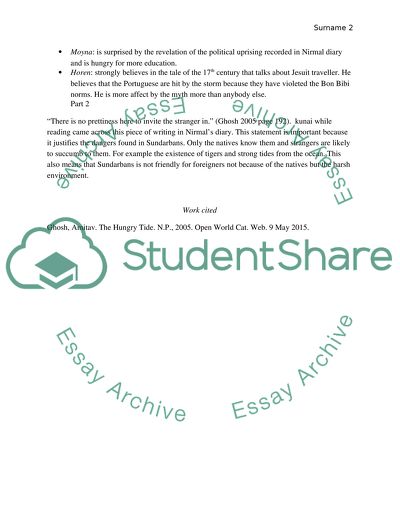 The Hungry Tide by Amitav Ghosh