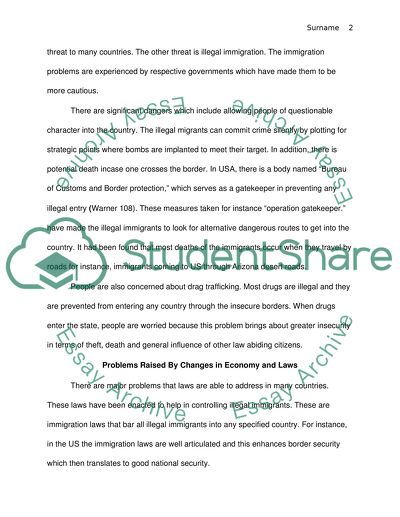 Border Security: How a Secure Border Plays a Role in National Security