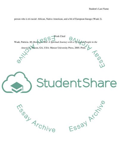 A Descendant of the Black Seminole Tribe