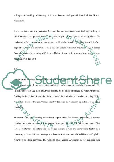 Asian American Business: Korean American Experience