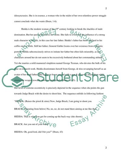 Hedda Gebler by Henrik Ibsen