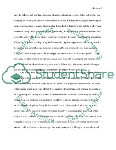 The Issues of Gender Inequality