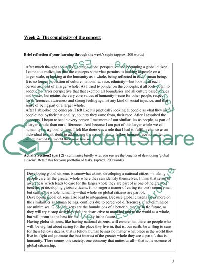 Global Perspectives Portfolio Essay Example Topics And Well Written Essays 3000 Words 