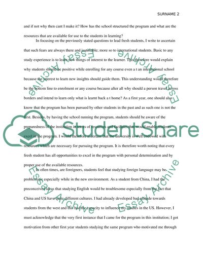 English language class