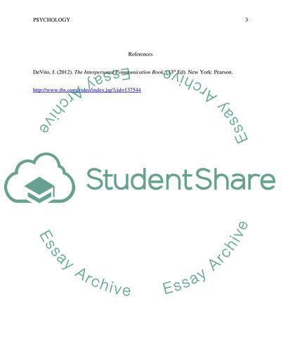 Verbal and Nonverbal Communications