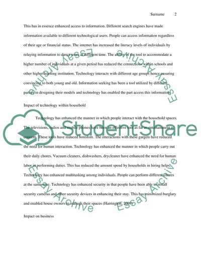 The Technology Effects in Human Life