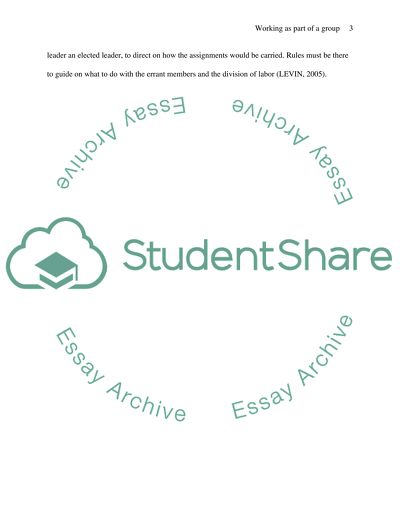 Successful Teamwork for Undergraduates