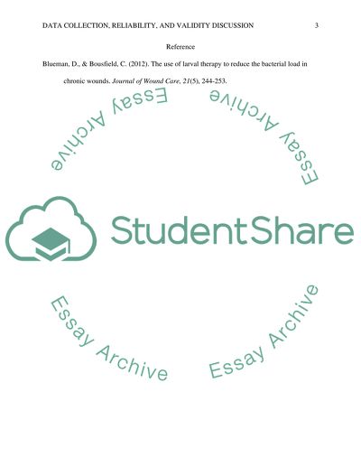 Data collection, reliability, and validity discussion