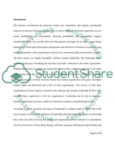 Strategic Management & Change