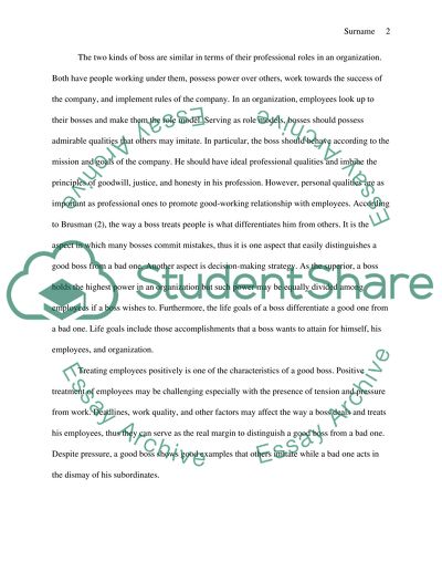 The Benefits of Having a Good Boss