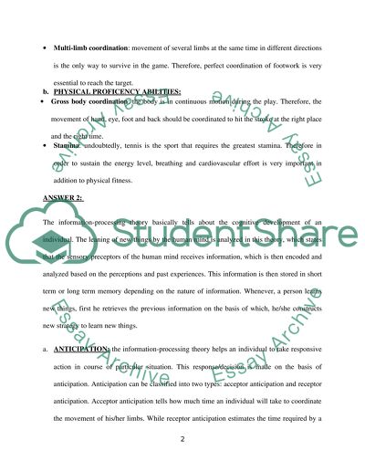Skill Acquisition Worksheet