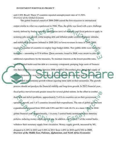 Investment Portfolio Project