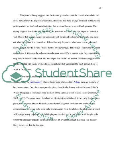 Gender: Performativity and Masquerade