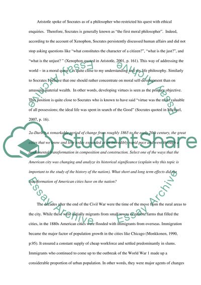 American History, Mind and Machine