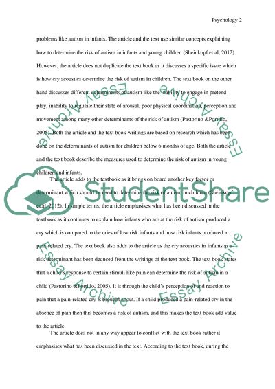 Early Diagnosis in the Child