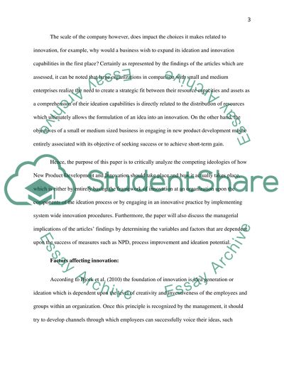 Contemporary New-Product Development Issues