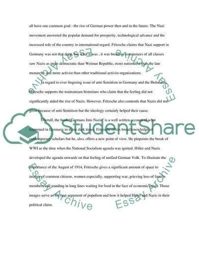 Germany and the Nazi Movement