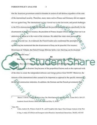 Foreign Policy Analysis