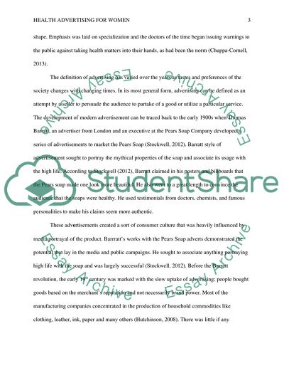 Health Advertising for Women