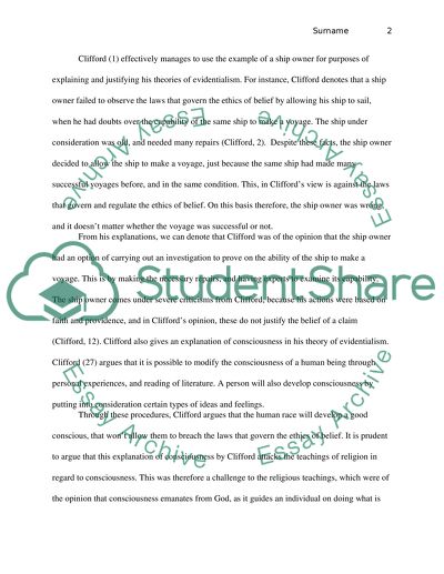 Theory of Evidentialism