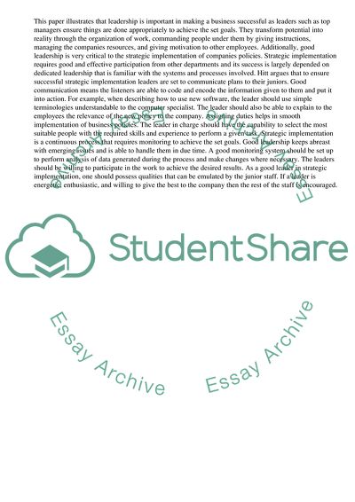 Apple Company Strategic Implementation