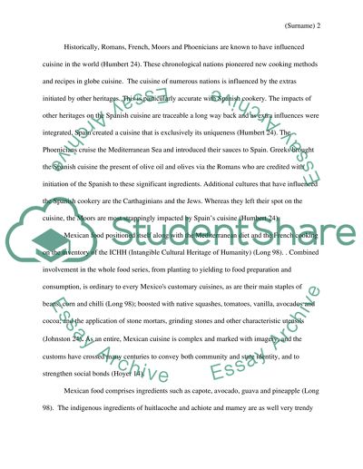 Mexican Food and Cuisine