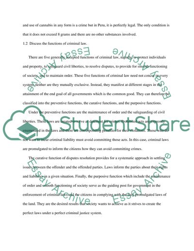 Different Definitions of Crime