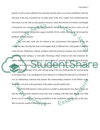 A worn path theme picture