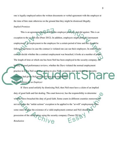 Employment Laws Issues