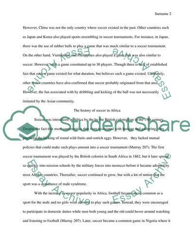 The History of Soccer in Asia and Other Parts of the World