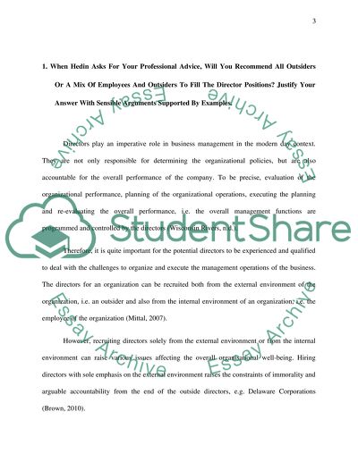 Performing General Management