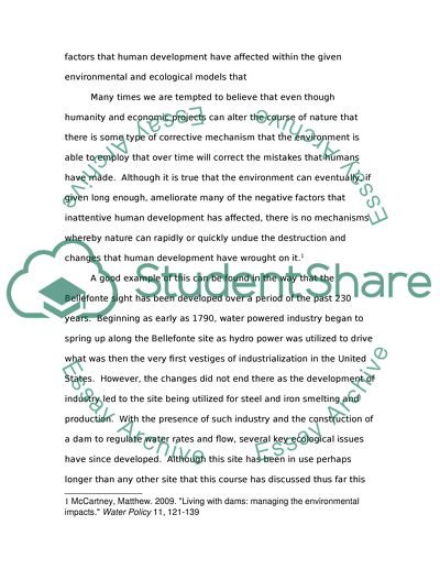 Field trip- river restoration