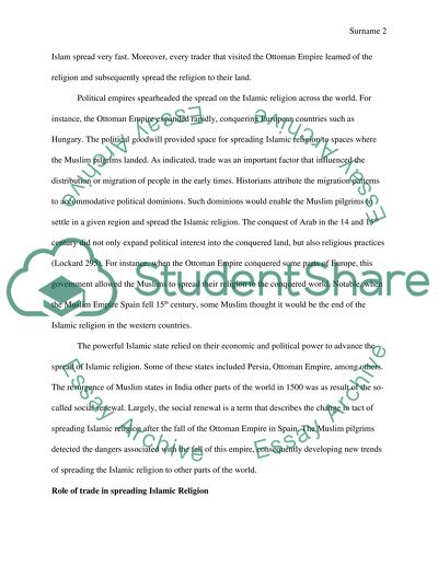 History of islamic spreading worldwide