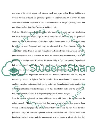 Physical And Emotional Loads Of The Soldiers In The Vietnam War