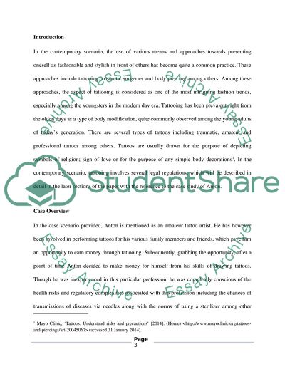 Tattooing and the UK Law