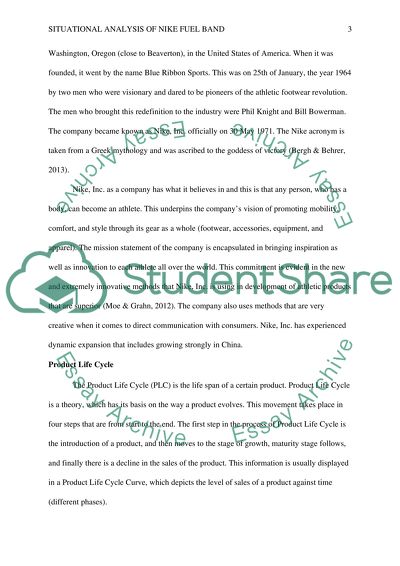 Situational Analysis of Nike Fuel Band