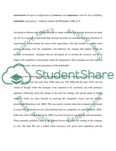 There is Surprisingly Little Agreement on What Strategy Really Is (Markides, 1999)