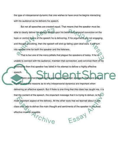 Speech and vebal communication