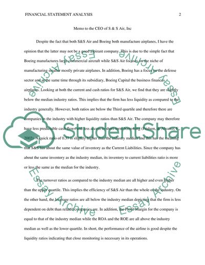 Financial statement analysis