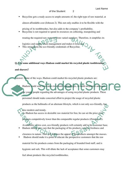 Recycled Toothbrushes Make Sense