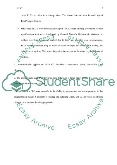 PLC stands for Programmable Logic Controller