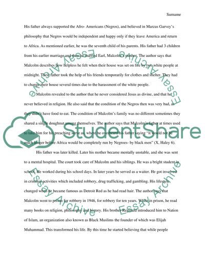 The Autobiography of Malcolm X by Alex Haley