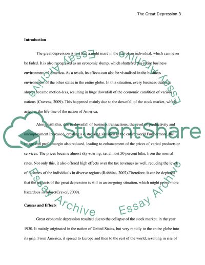 The Great Depression