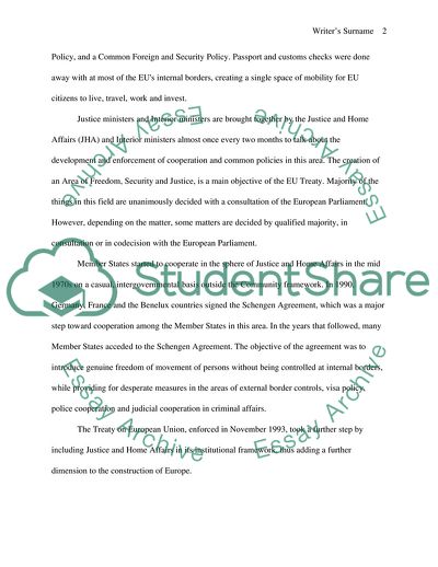 Justice and Home Affairs