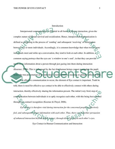 Body Language As An Important Aspect Of Communication