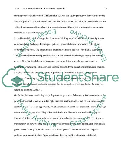 Electronic Healthcare System Issues - Risks and Opportunities Involved in Sharing Clinical Data