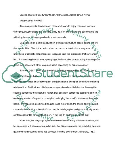 Language Acquisition Theories