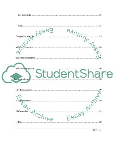 Analysis of Small Business